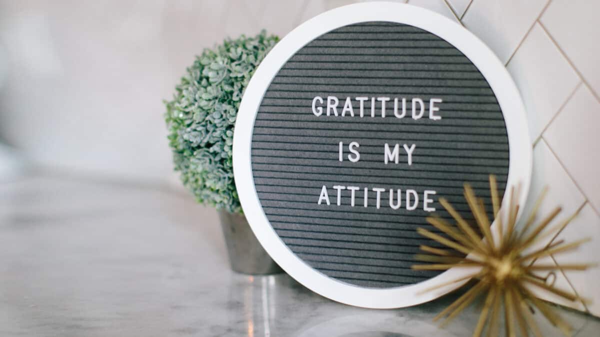 Attitude of Gratitude